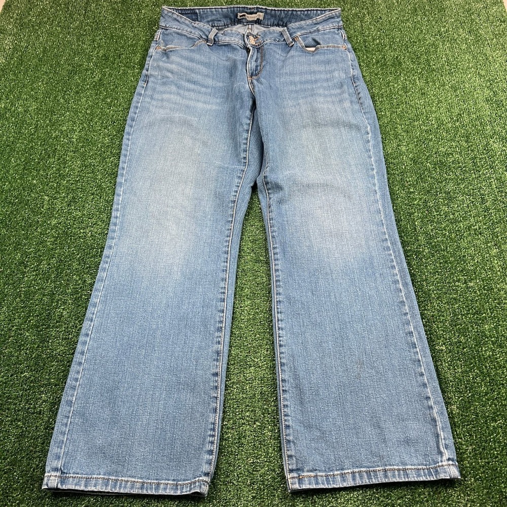 VTG Levi's 529 Curvy Bootcut Women's Jeans Sz 14M 34x29" Blue Stretch Denim Y2K